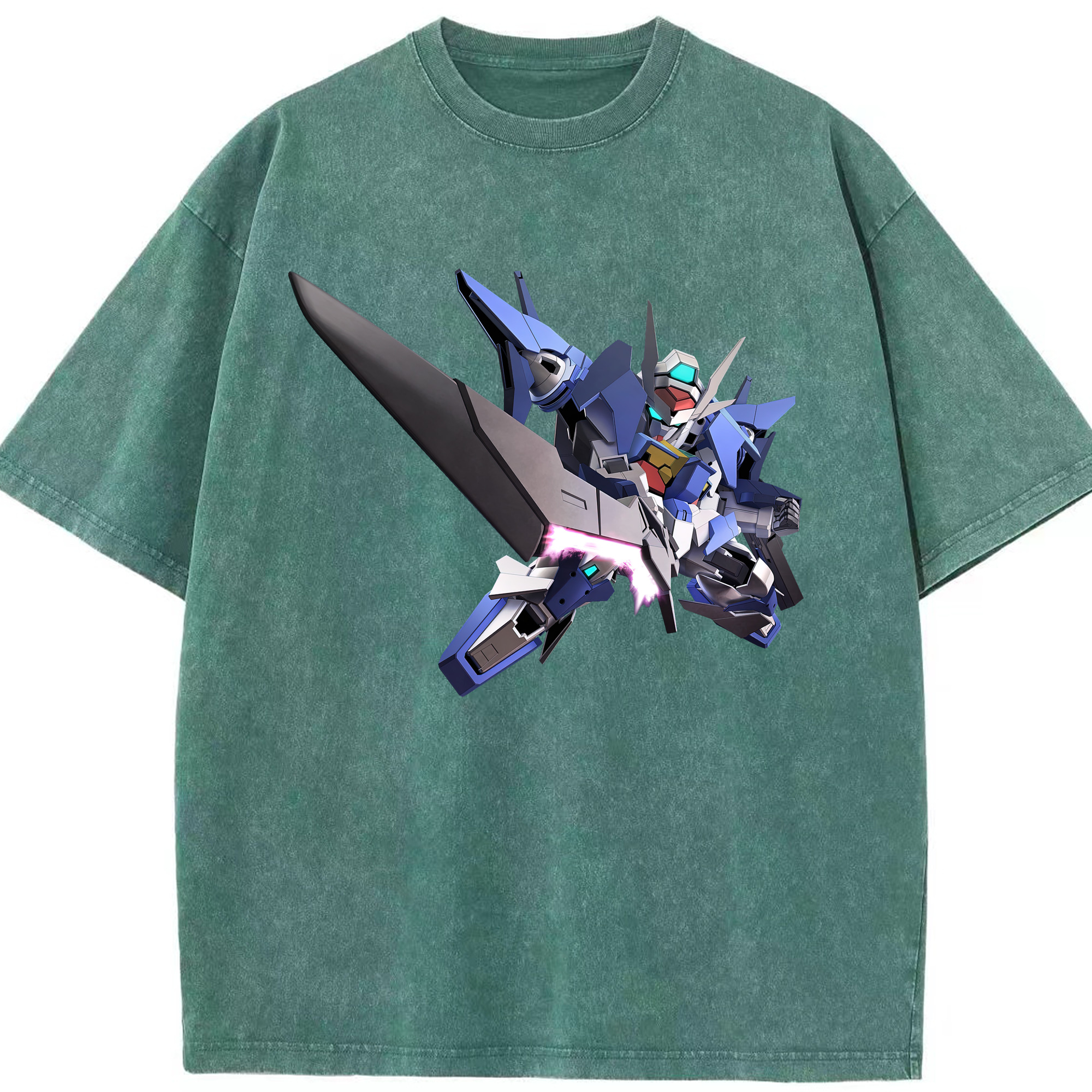 （画像用） 機動戦士ガンダム Mobile Suit Gundam 綿100% ヴィンテージ風 半袖Tシャツ（フロントプリント）